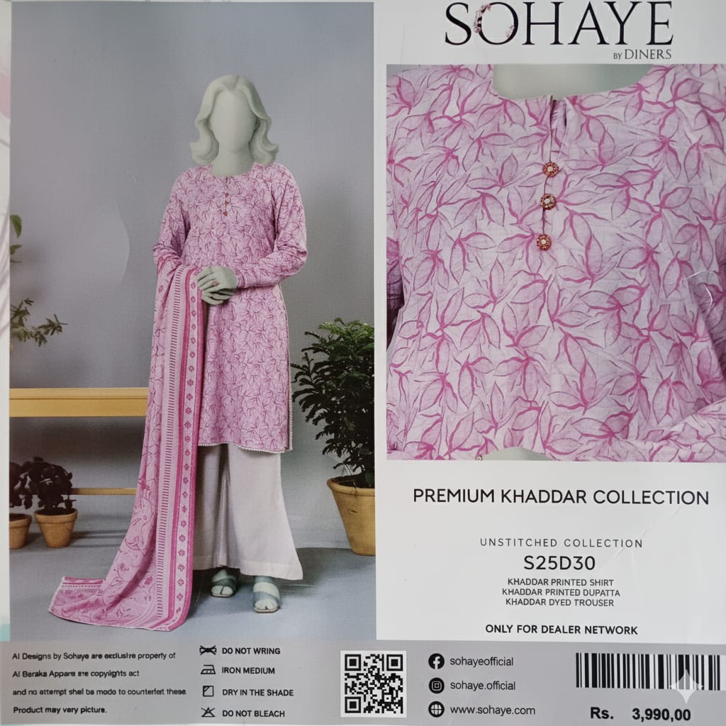 3 Piece, Premium Khaddar