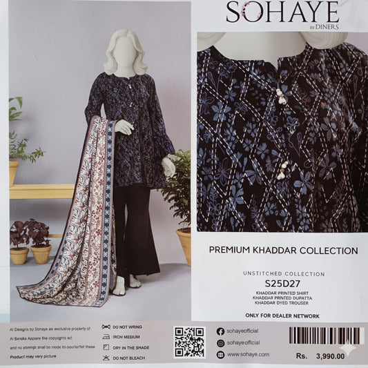 3 Piece, Premium Khaddar